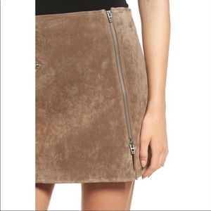 Leather skirt